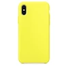 Чехол силиконовый гладкий Soft Touch iPhone X/ XS, ярко-желтый №55