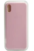 Чехол силиконовый гладкий Soft Touch iPhone XR, розовый №6