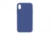 Чехол силиконовый гладкий Soft Touch iPhone XR, синий кобальт №20