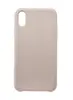Чехол силиконовый гладкий Soft Touch iPhone XS Max, слоновая кость (№11)