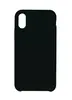 Чехол силиконовый гладкий Soft Touch iPhone XS Max, черный №18