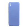 Чехол силиконовый гладкий Soft Touch Xiaomi Redmi 9A, голубой