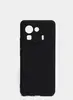 Чехол силиконовый матовый Xiaomi Mi 11 Pro, черный