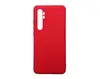 Чехол силиконовый матовый Xiaomi Mi Note 10 Lite, красный