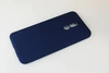 Чехол силиконовый матовый Xiaomi Redmi 8, синий