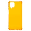 Чехол силиконовый плотный Samsung A12 прозрачный, оранжевый