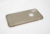Чехол силиконовый плотный прозрачный iPhone XS Max, черный