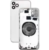 Задняя крышка/ Корпус iPhone 12 Pro в сборе с рамкой, белый (CE)