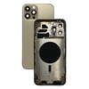 Задняя крышка/ Корпус iPhone 12 Pro Max в сборе с рамкой, золото (CE)