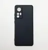 Чехол силиконовый матовый Xiaomi Mi 12, черный