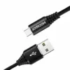 USB кабель micro USB JOYROOM S-L316 Armor (100см), черный -15%