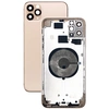 Задняя крышка/ Корпус iPhone 11 Pro Max в сборе с рамкой, золото (CE)
