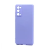 Чехол силиконовый гладкий Soft Touch Samsung S20 FE, светло-фиолетовый