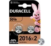 Батарейка Duracell CR2016/2BL (3V, литиевая) упаковка 2 шт