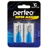 Батарейка Perfeo LR14/2BL (1,5v, алкалиновая) упаковка блистер 2 шт