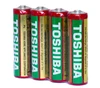 Батарейка Toshiba R6/4SH AA/пальчиковая (1.5v, солевая) упаковка пленка 4 шт