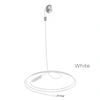 Наушники HOCO M61 Nice tone single ear universal earphones with mic., белые