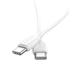 USB-C кабель BOROFONE BX19 Type-С to Type-С PD60W (3.0A, 100см), белый