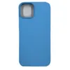 Чехол силиконовый гладкий Soft Touch iPhone 14, светло-синий №38 (закрытый низ)