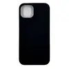 Чехол силиконовый гладкий Soft Touch iPhone 14, черный №18 (закрытый низ)