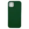 Чехол силиконовый гладкий Soft Touch iPhone 14 Plus, зеленый лес №54 (закрытый низ)