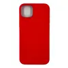 Чехол силиконовый гладкий Soft Touch iPhone 14 Plus, красный №14 (закрытый низ)