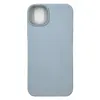 Чехол силиконовый гладкий Soft Touch iPhone 14 Plus, светло-голубой №45 (закрытый низ)