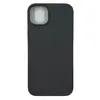 Чехол силиконовый гладкий Soft Touch iPhone 14 Plus, темно-серый №15 (закрытый низ)