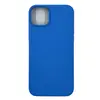 Чехол силиконовый гладкий Soft Touch iPhone 14 Plus, синий №3 (закрытый низ)
