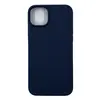 Чехол силиконовый гладкий Soft Touch iPhone 14 Plus, темно-синий №8 (закрытый низ)
