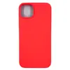 Чехол силиконовый гладкий Soft Touch iPhone 14 Plus, ярко-розовый №29 (закрытый низ)