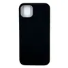 Чехол силиконовый гладкий Soft Touch iPhone 14 Plus, черный №18 (закрытый низ)