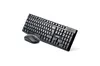 Комплект клавиатура беспроводная и мышь беспроводная Perfeo DUET, черный