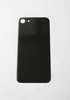 Задняя крышка iPhone SE 2020 стеклянная большое отверстие, черная