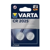 Батарейка Varta CR2025/2BL (3V, литиевая), 2 шт