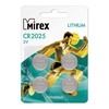 Батарейка Mirex CR2025 (3V, литиевая) упаковка ecopack 4шт