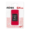 Карта памяти SDXC Mirex 64 GB класс 10 (UHS-I, U1, class 10)
