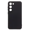 Чехол силиконовый гладкий Soft Touch Samsung S23 Plus, черный