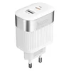 Адаптер Сетевой Hoco C58A Prominent PD QC3.0 USB/Type-C 3A/20W (white)