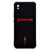 Чехол-накладка - SC304 с картхолдером для "Xiaomi Redmi 9A/Redmi 9i" (black) (208493)