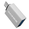 Адаптер Borofone OTG BV2 MicroUSB/USB (silver)