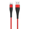 Кабель USB - micro USB Borofone BX32 Munificent  100см 2,4A  (red)