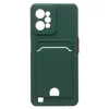 Чехол-накладка - SC315 с картхолдером для "OPPO realme C31" (dark green)