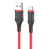 Кабель USB - micro USB Borofone BX67  100см 2,4A  (red)