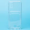 Чехол-накладка - SC276 с картхолдером для "Samsung SM-A515 Galaxy A51" (transparent) (210432)
