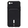 Чехол-накладка - SC304 с картхолдером для "Apple iPhone 7/iPhone 8/iPhone SE 2020" (black) (208661)