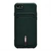 Чехол-накладка - SC304 с картхолдером для "Apple iPhone 7/iPhone 8/iPhone SE 2020" (dark green) (208662)
