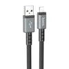 Кабель USB - Apple lightning Hoco X85  100см 2,4A  (black)