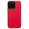 Чехол-накладка - PC084 экокожа для "Apple iPhone 14 Pro Max" (red) (219686)