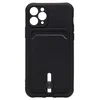 Чехол-накладка - SC304 с картхолдером для "Apple iPhone 11 Pro" (black)